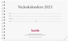 Kalender 2025 Veckokalendern refill